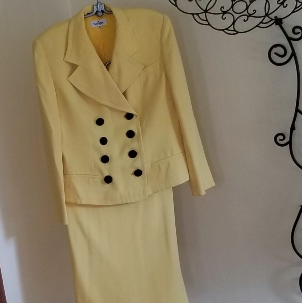 Vtg. Valentino Skirt & Blazer